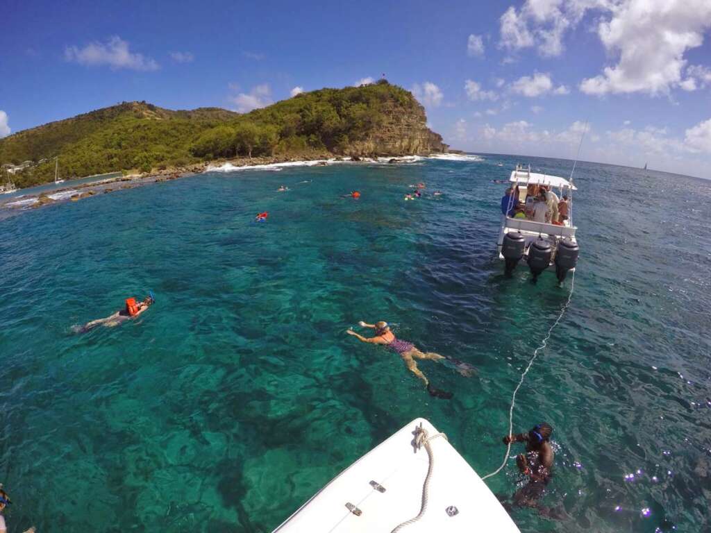 Adventure Antigua swimming and snorkeling Eco tour